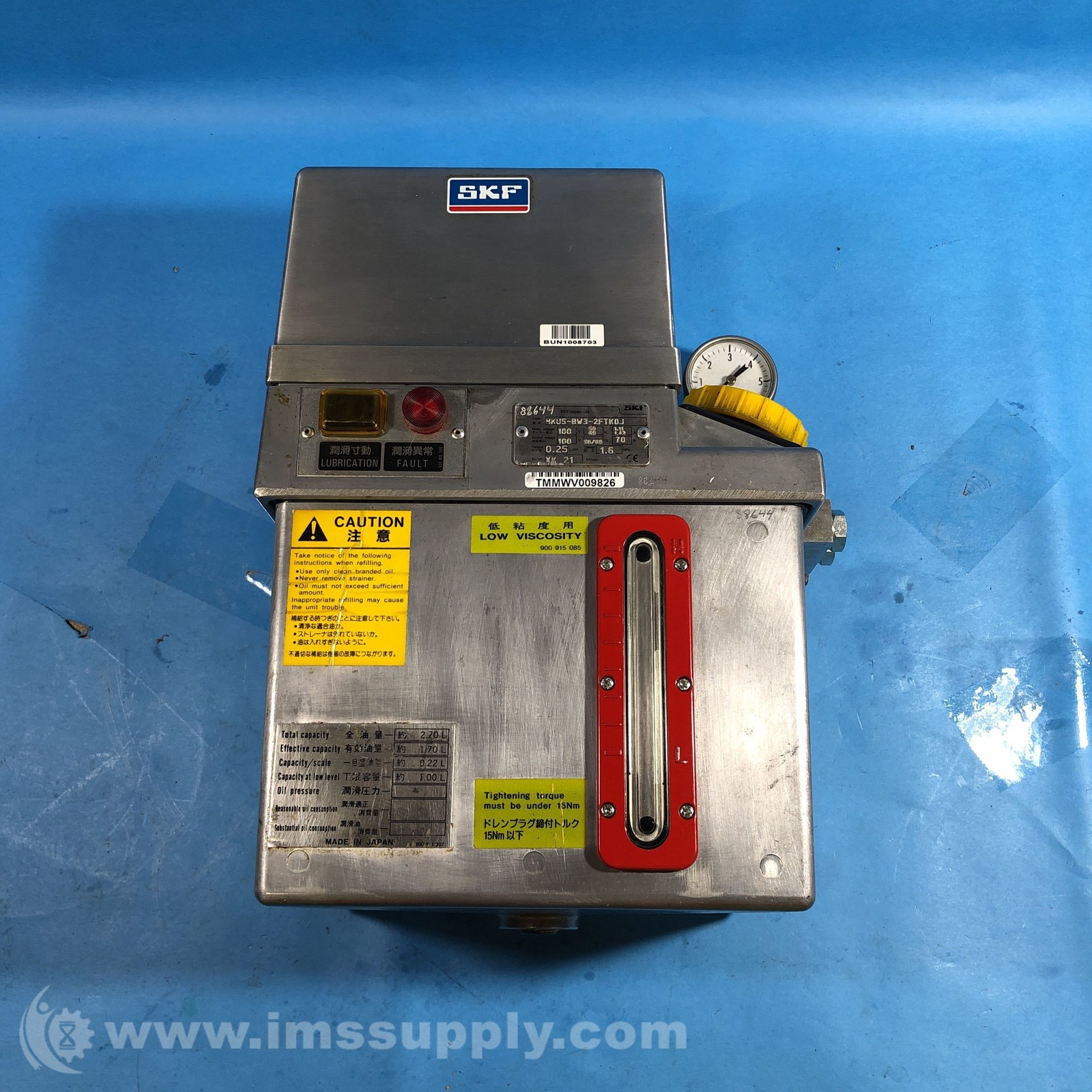 SKF MKU5-8W3-2FTK0J Lube Unit USIP