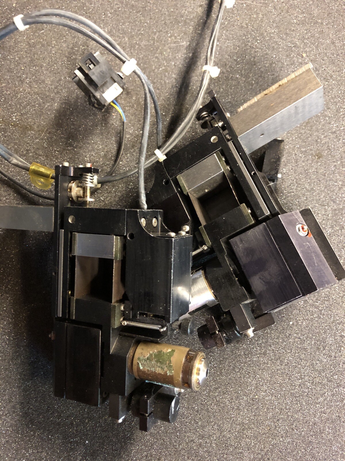 Microscope Objective Mounting Brackets Attachment Staging Lab Equipment Lenses