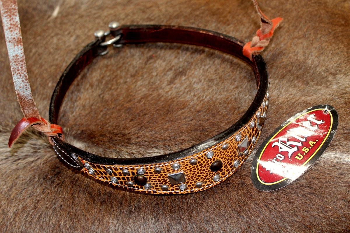 Horse Show Bridle Western Leather Barrel Racing Tack Rodeo Noseband  99188
