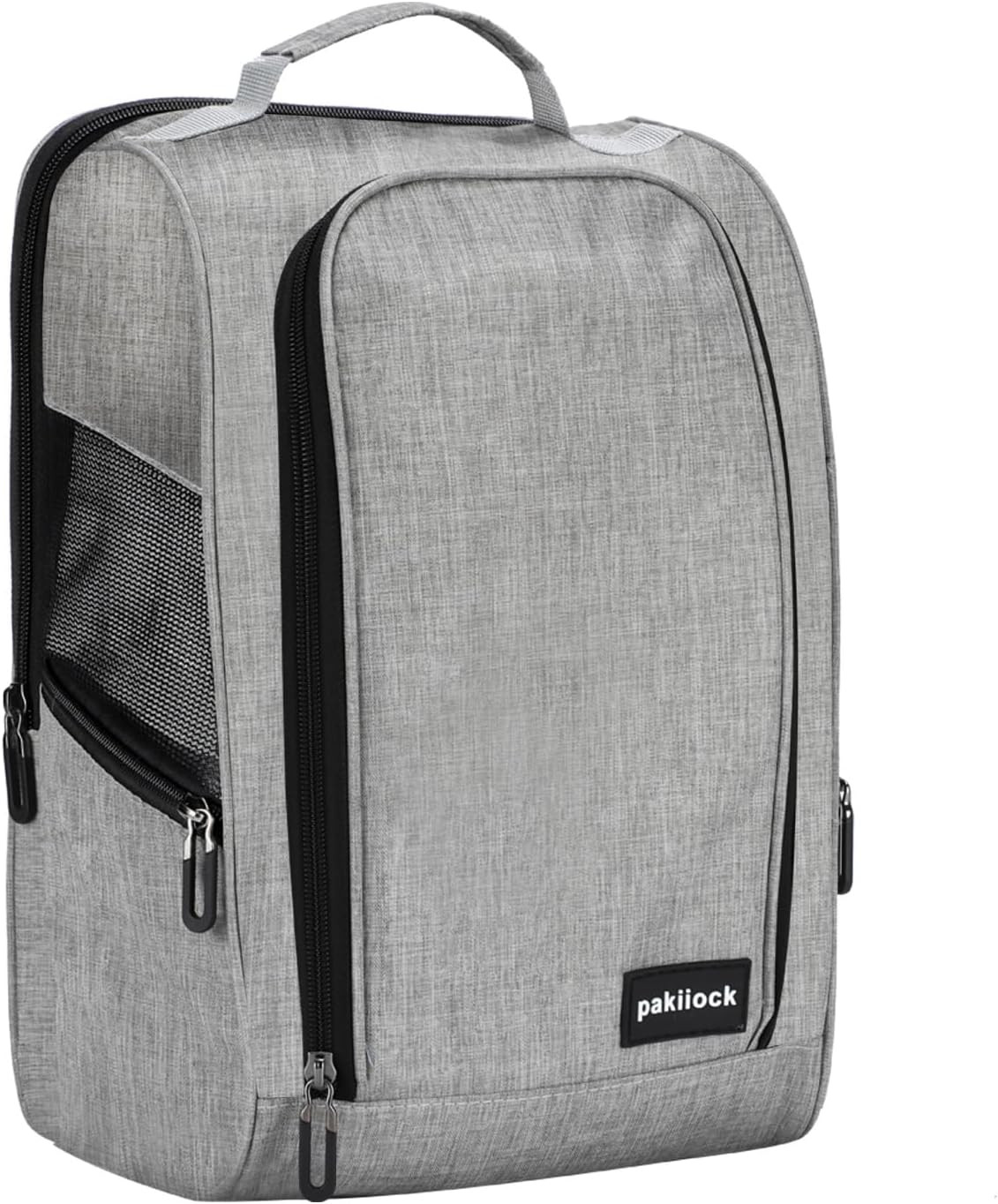Golf Shoe Bag Zippered Travel Sport Shoe Bags with Mesh Ventilation, Large Back