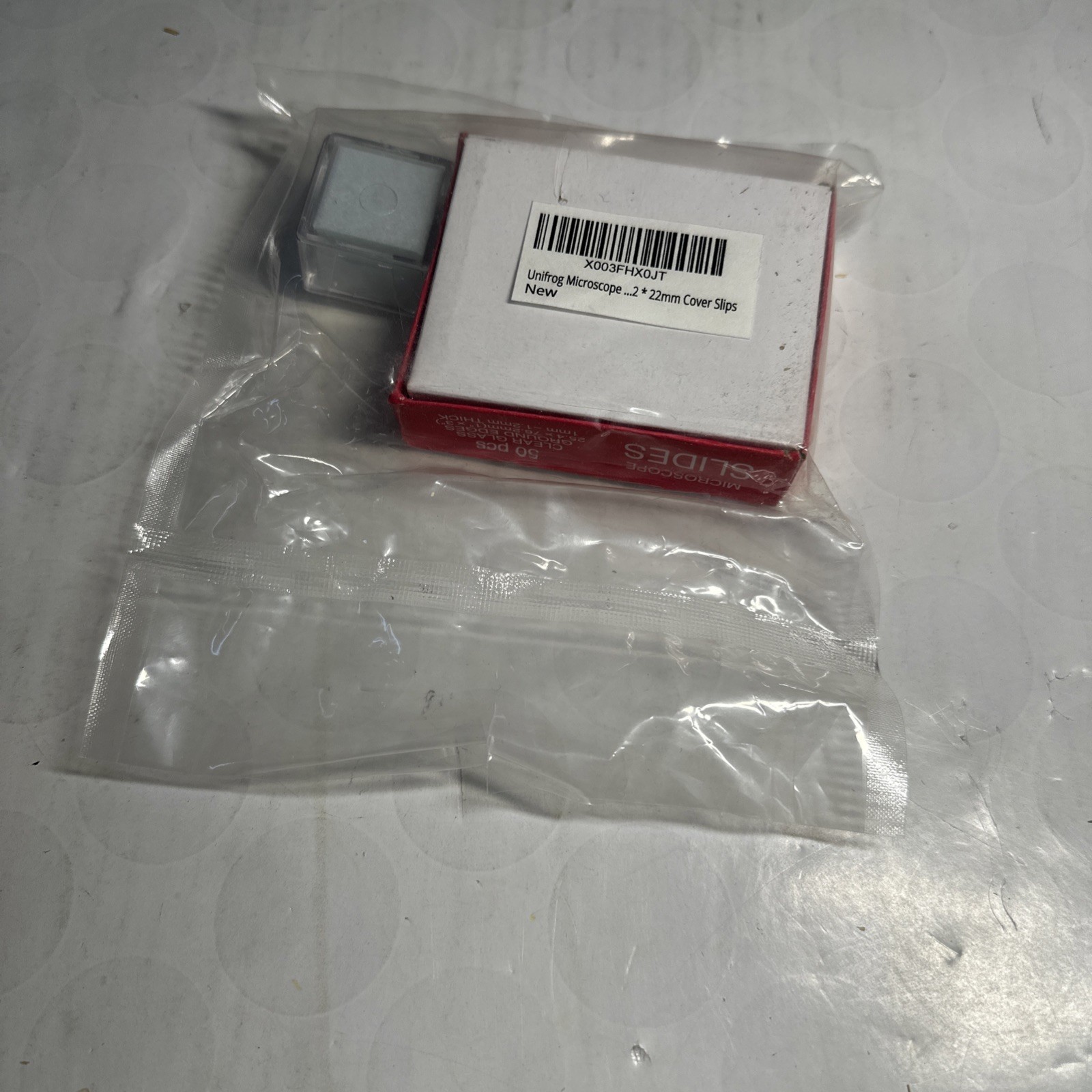 (#46). Microscope Slides 50 pcs with 100 Cover Glass Slips