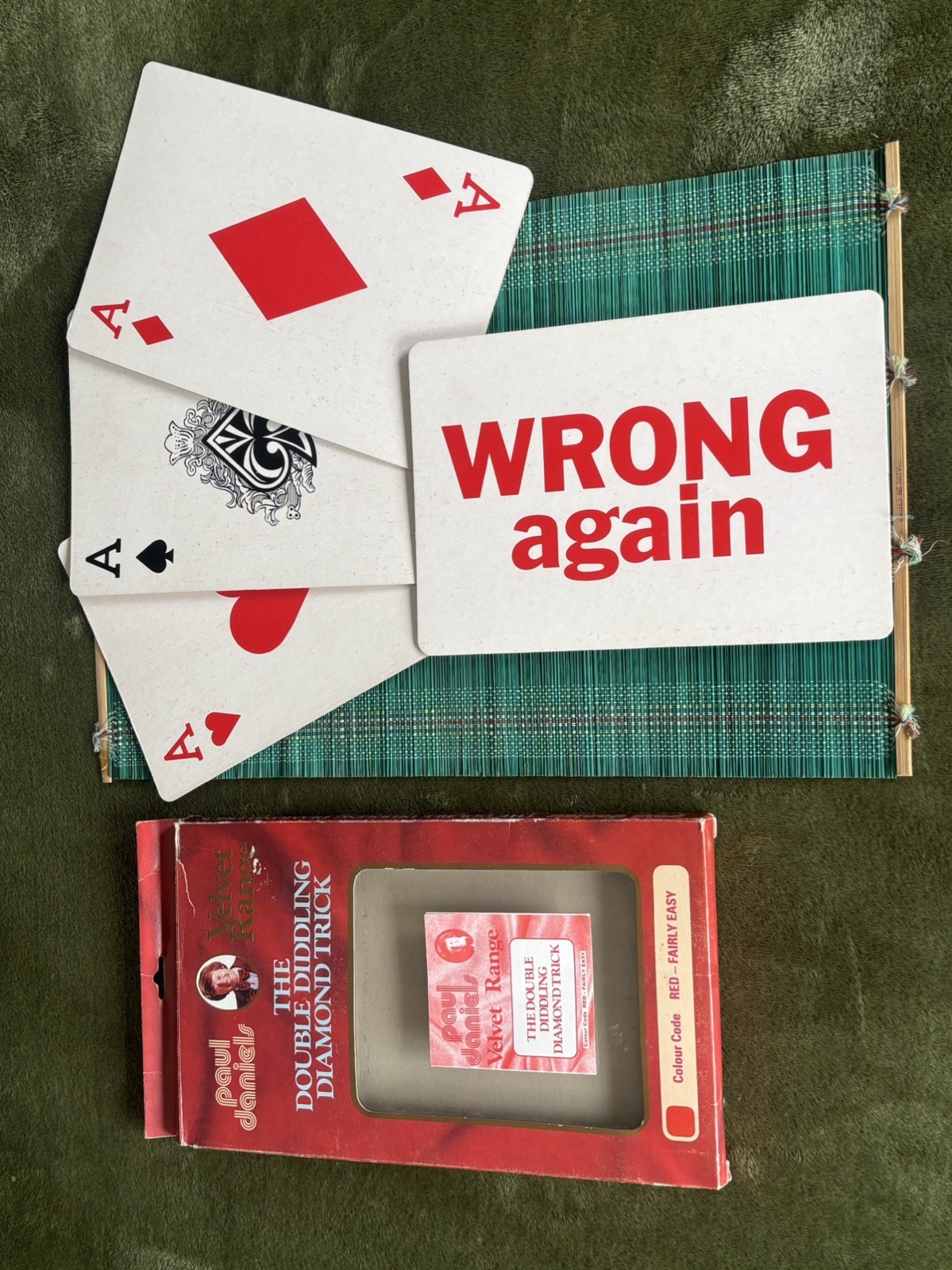 Vintage🔥Ultra-Rare🔥PAUL DANIEL’S The Double Diddling Diamond Jumbo Card Trick!