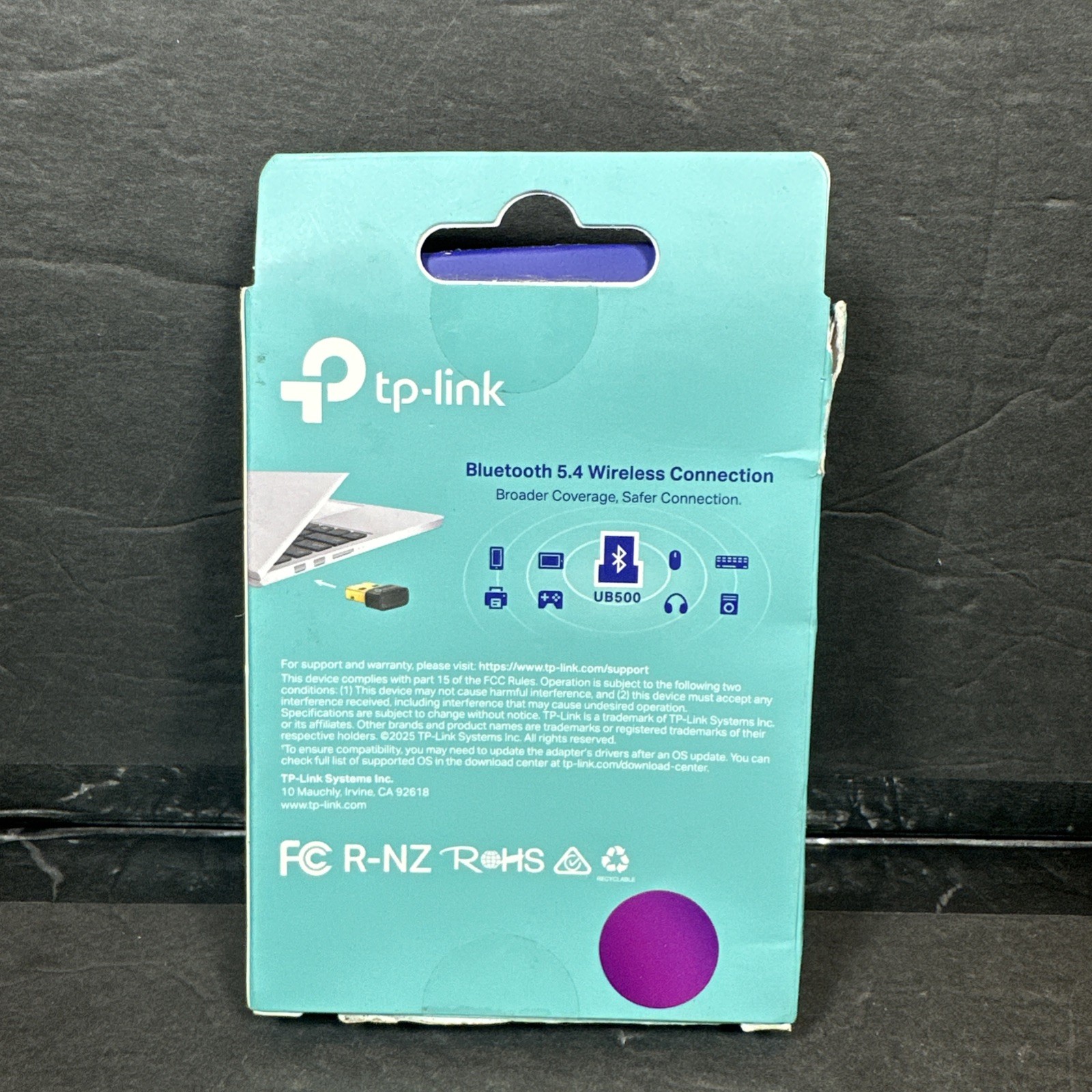 TP-Link UB500 Bluetooth 5.0 Bluetooth Adapter for Desktop Computer/Notebook