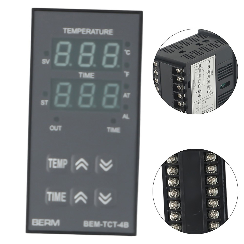 Convenient Digital Thermostat Time Temperature Controller for Heat Press