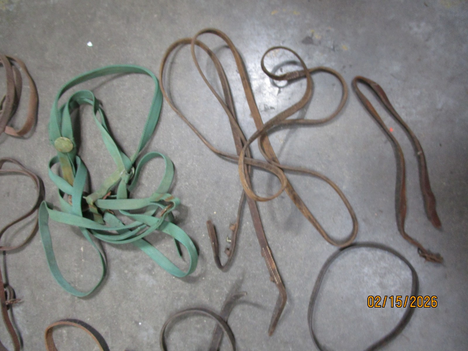 Leather Horse Tack Lot