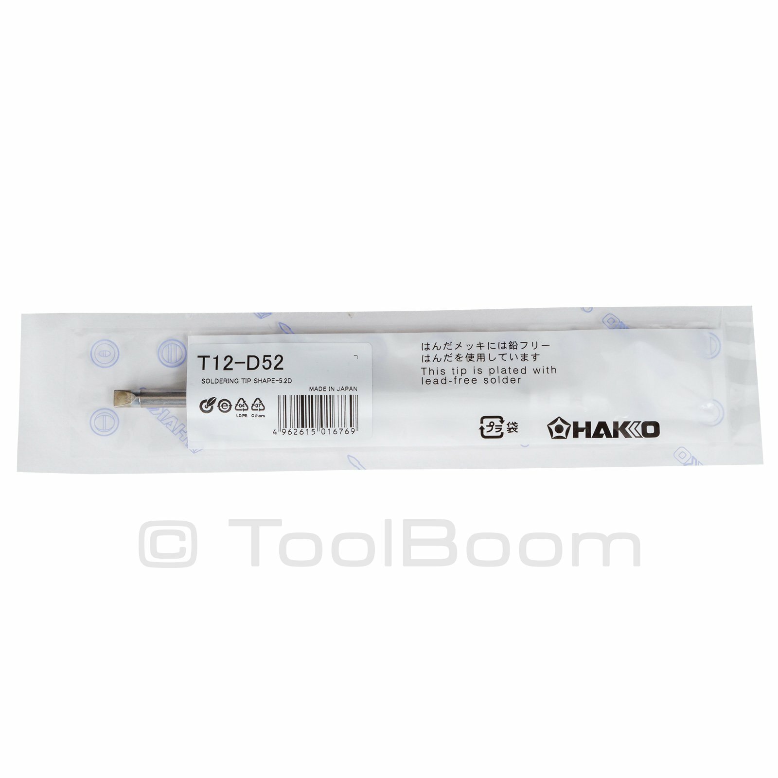 HAKKO T12-D52 Soldering Tip For Accta 401 Hakko Soldering Stations *