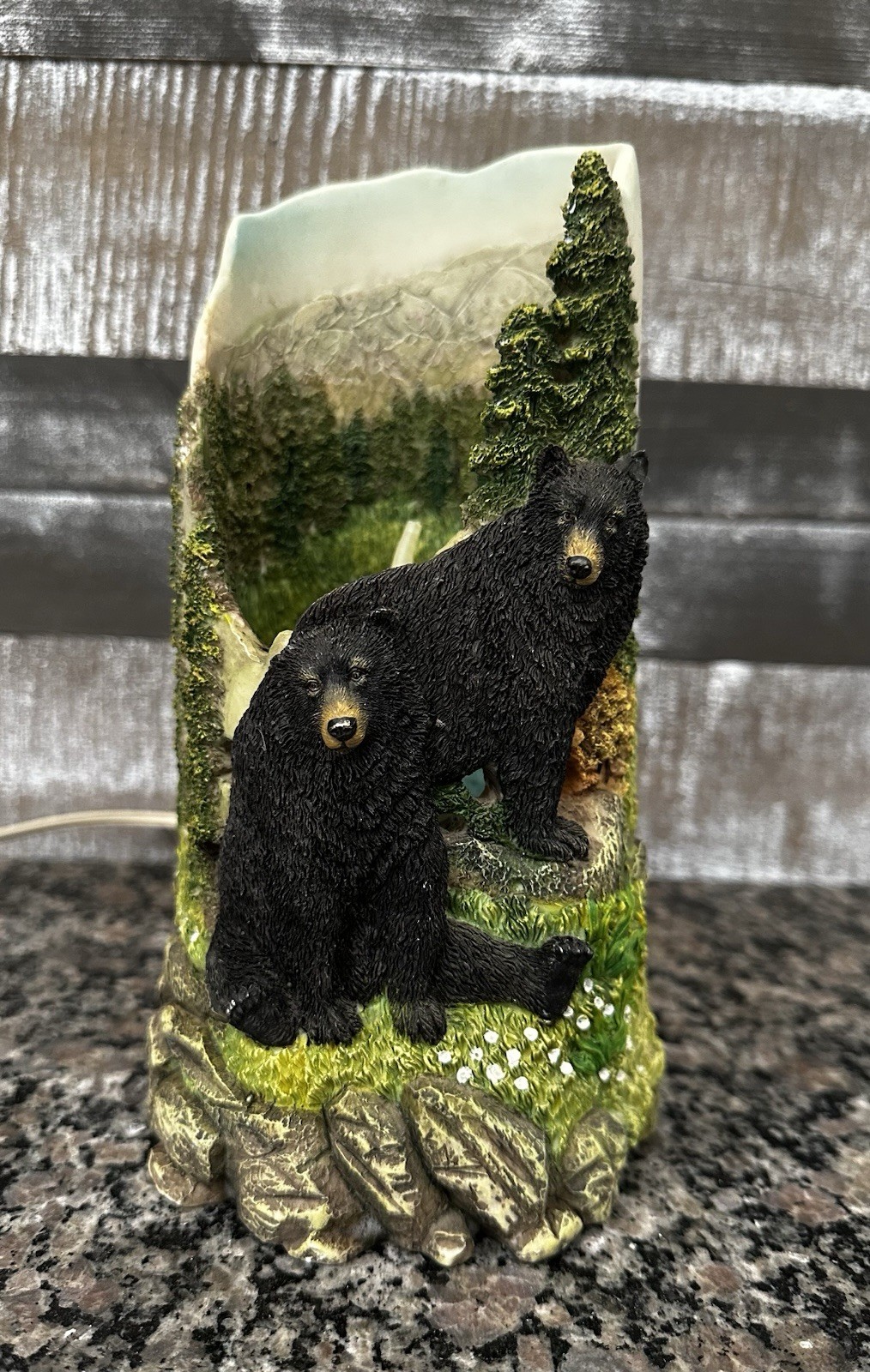 Woodland Things Bear Night Light 9” Tall