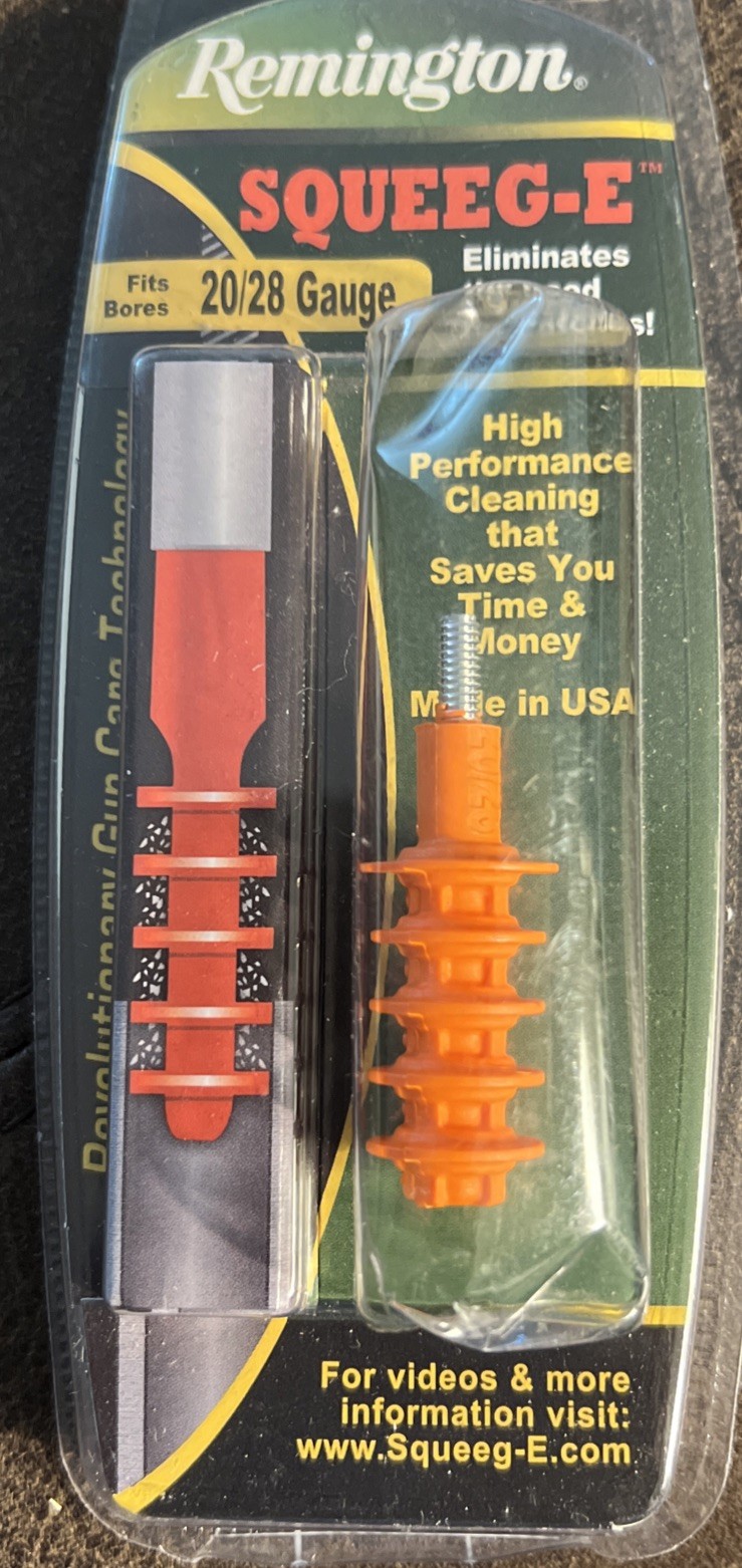 Remington SQUEEG-E 20/28 Gauge Bore Cleaner 17121 NEW