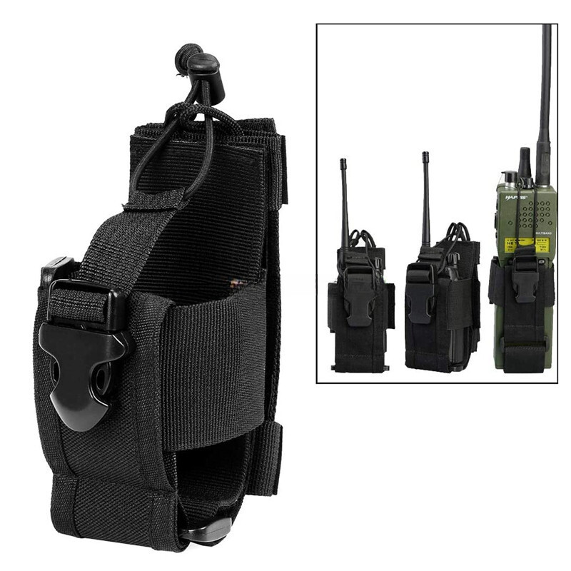 Tactical Radio Molle Pouch Anti-Slip Design for Vests Belts Survival