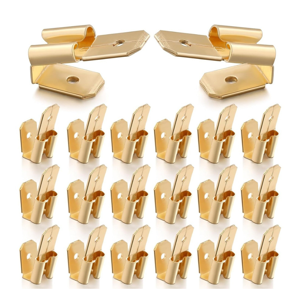 Quick Disconnect Dual Spade Terminals Stackable Connectors Electrical Kit