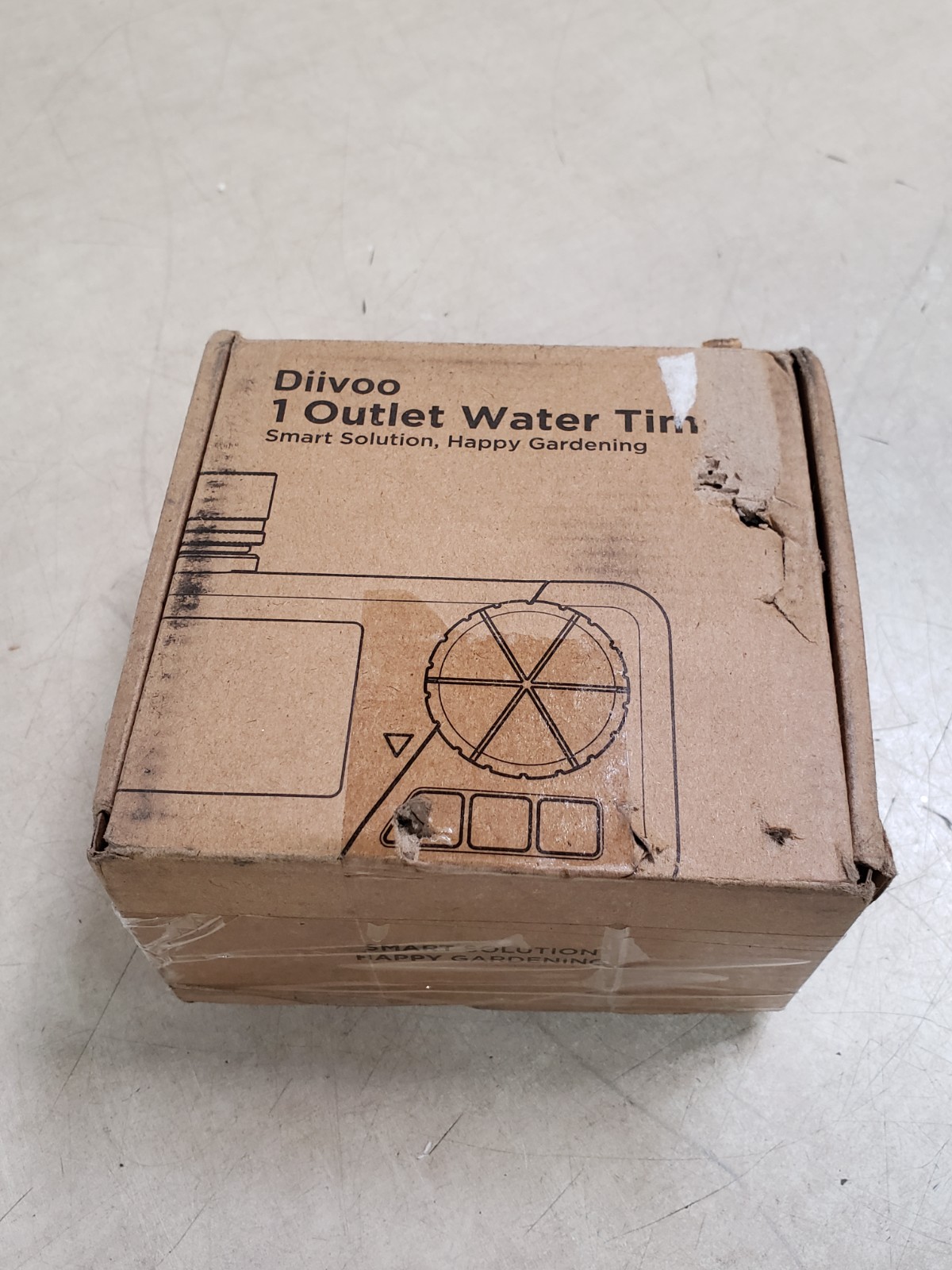 Diivoo Brass Sprinkler Timer with Large Display - Waterproof