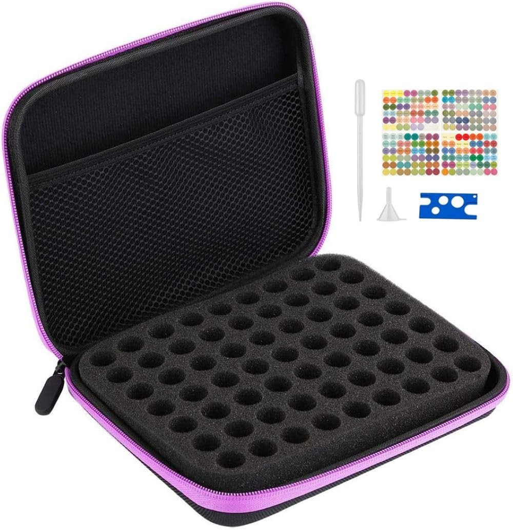 Rigute 63 Bottle EVA Essential 22.00X17.50X4.00cm/8.65X6.88X1.57in, purple