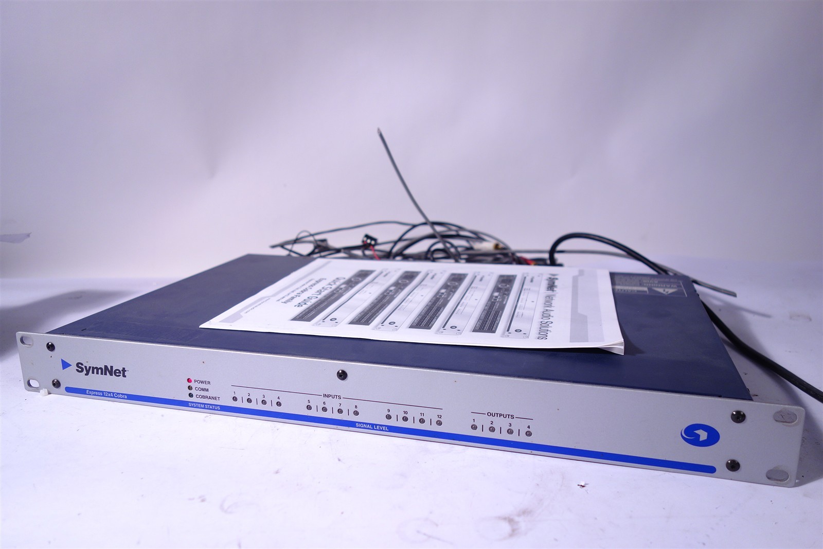 Symnet Express 12x4 4x12 Cobra with Accessories Manuals / Connectors