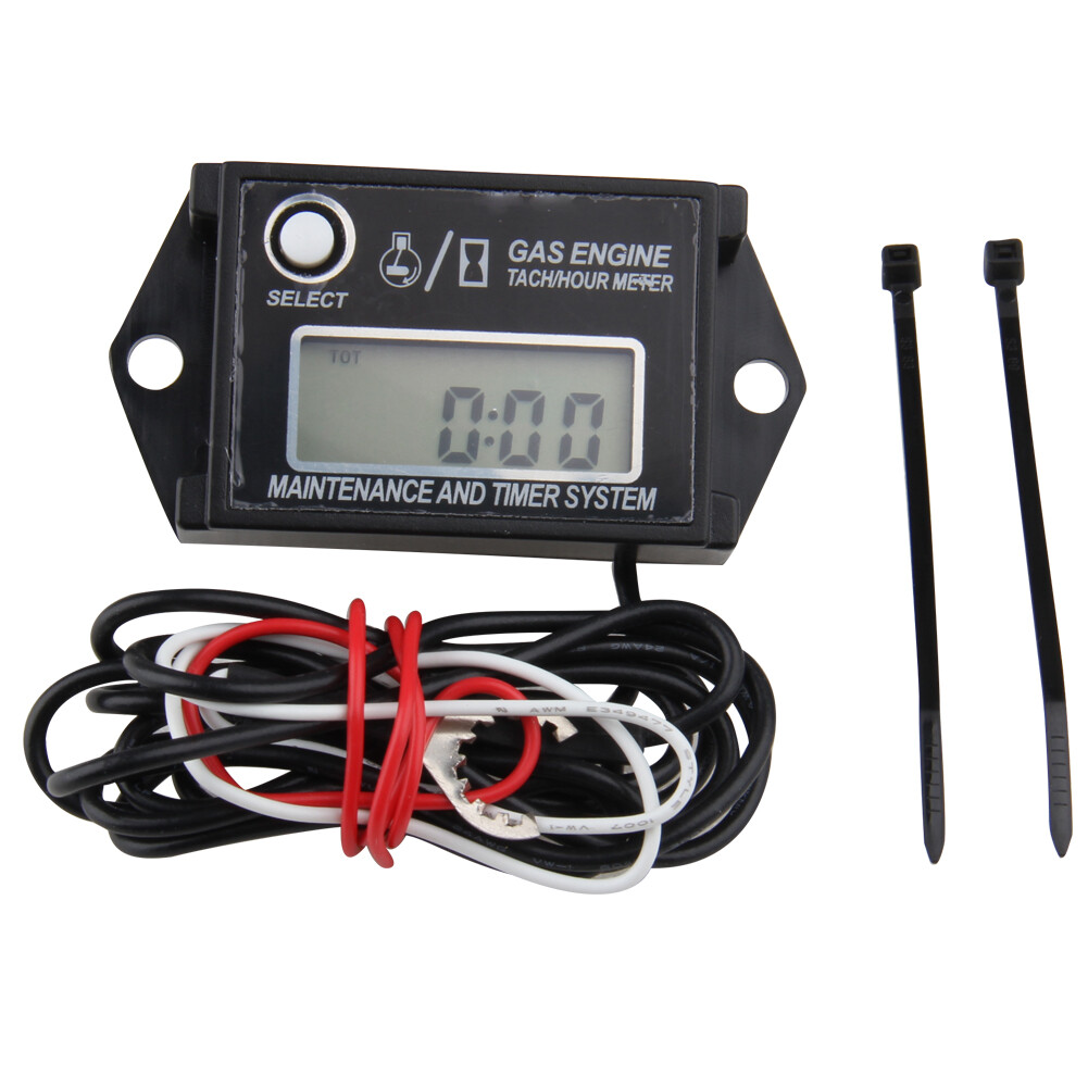 Digital Tachometer Hour Meter for Honda Civic 2 & 4 Stroke Engine lawnmower ATV
