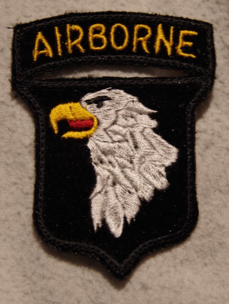 101st Airborne Infantry Division TYPE 8 patch - Miss Drop 44