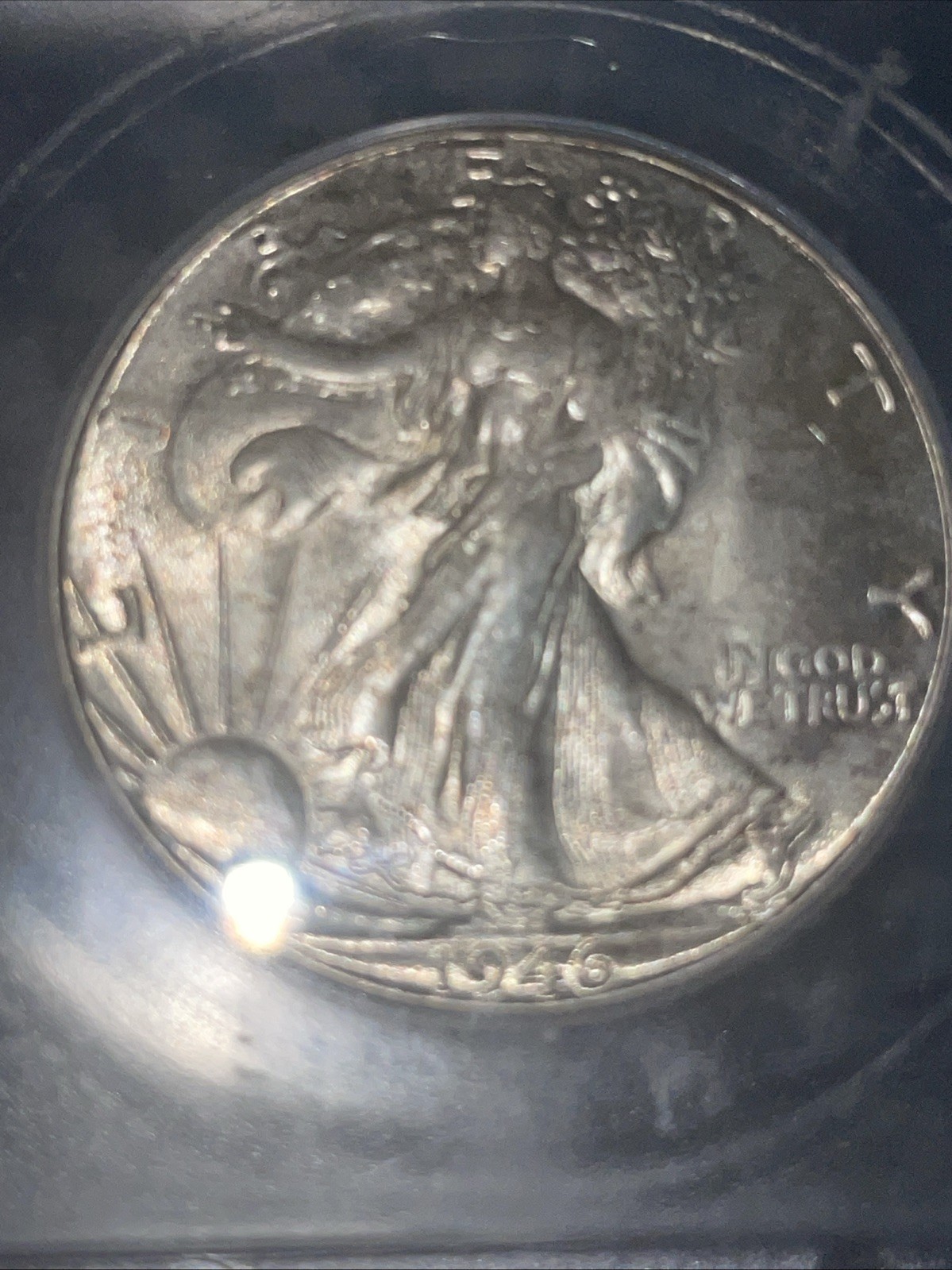 1946-D Walking Liberty Half Dollar 50c ICG MS65 +