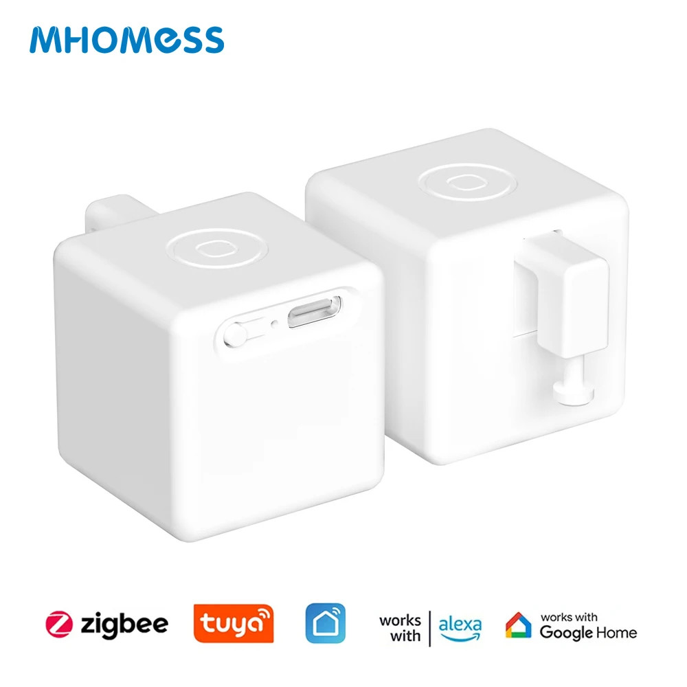 Tuya Zigbee Smart Touch Fingerbot Plus Type-C Rechargeable Robot Button Pusher A