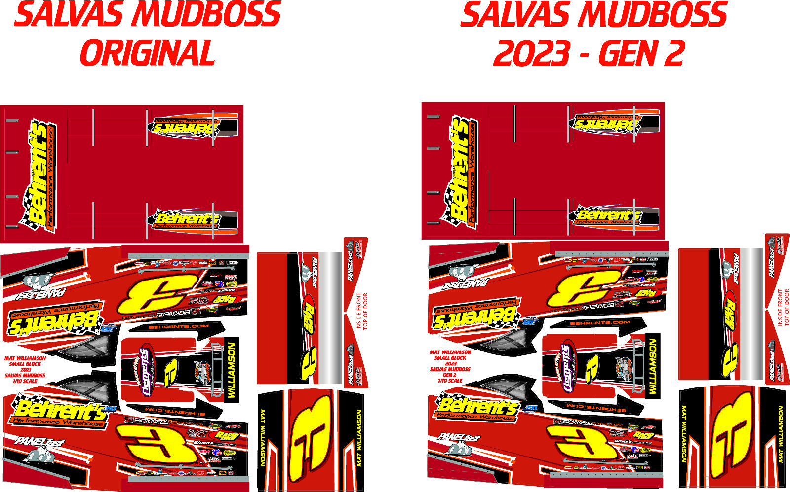 SALVAS MUDBOSS TRAXXAS SLASH MWB2020   WRAP KIT