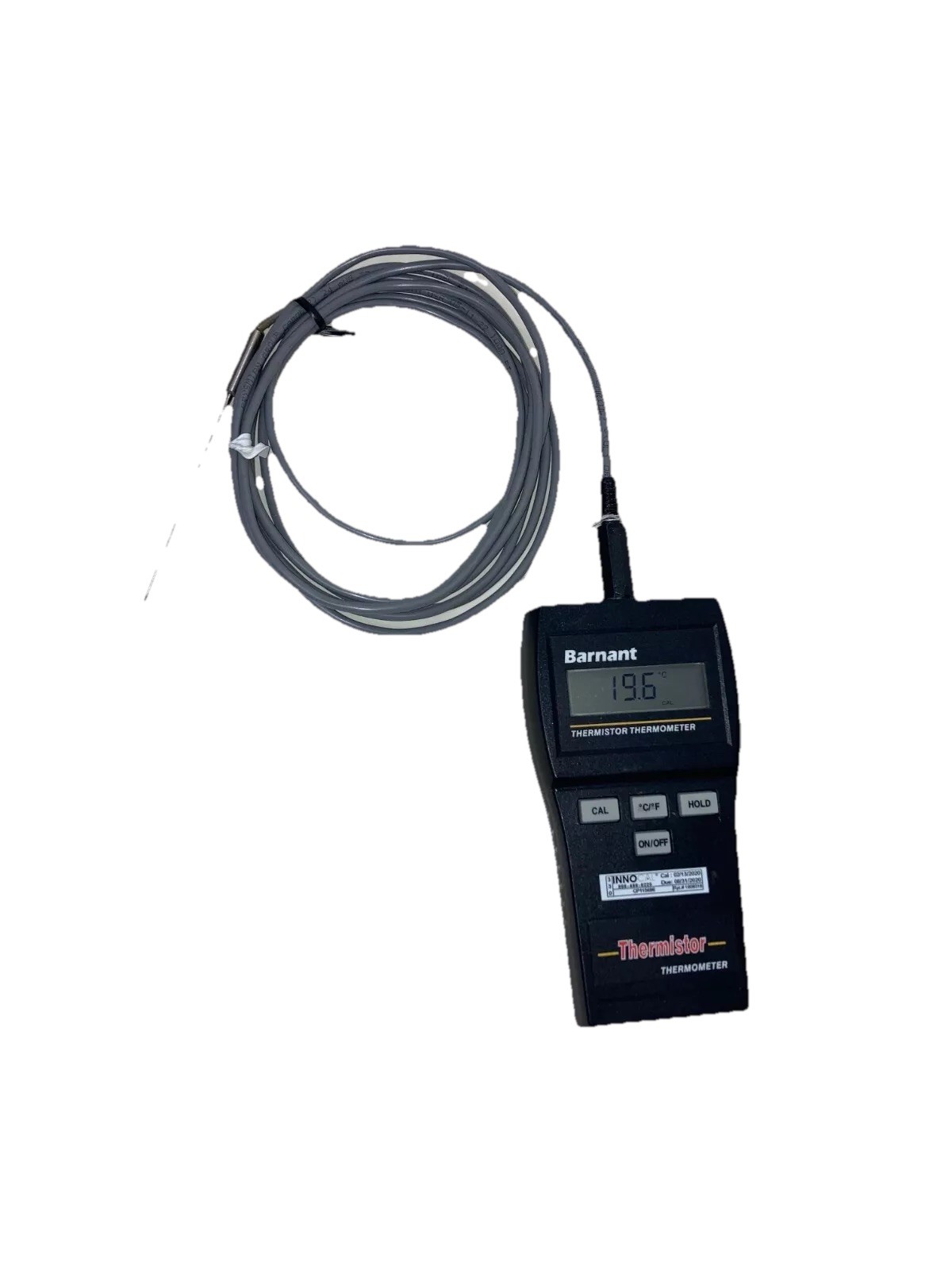 Barnant / Cole Parmer 93210-50 Thermistor Meter Thermometer with Probe - Used