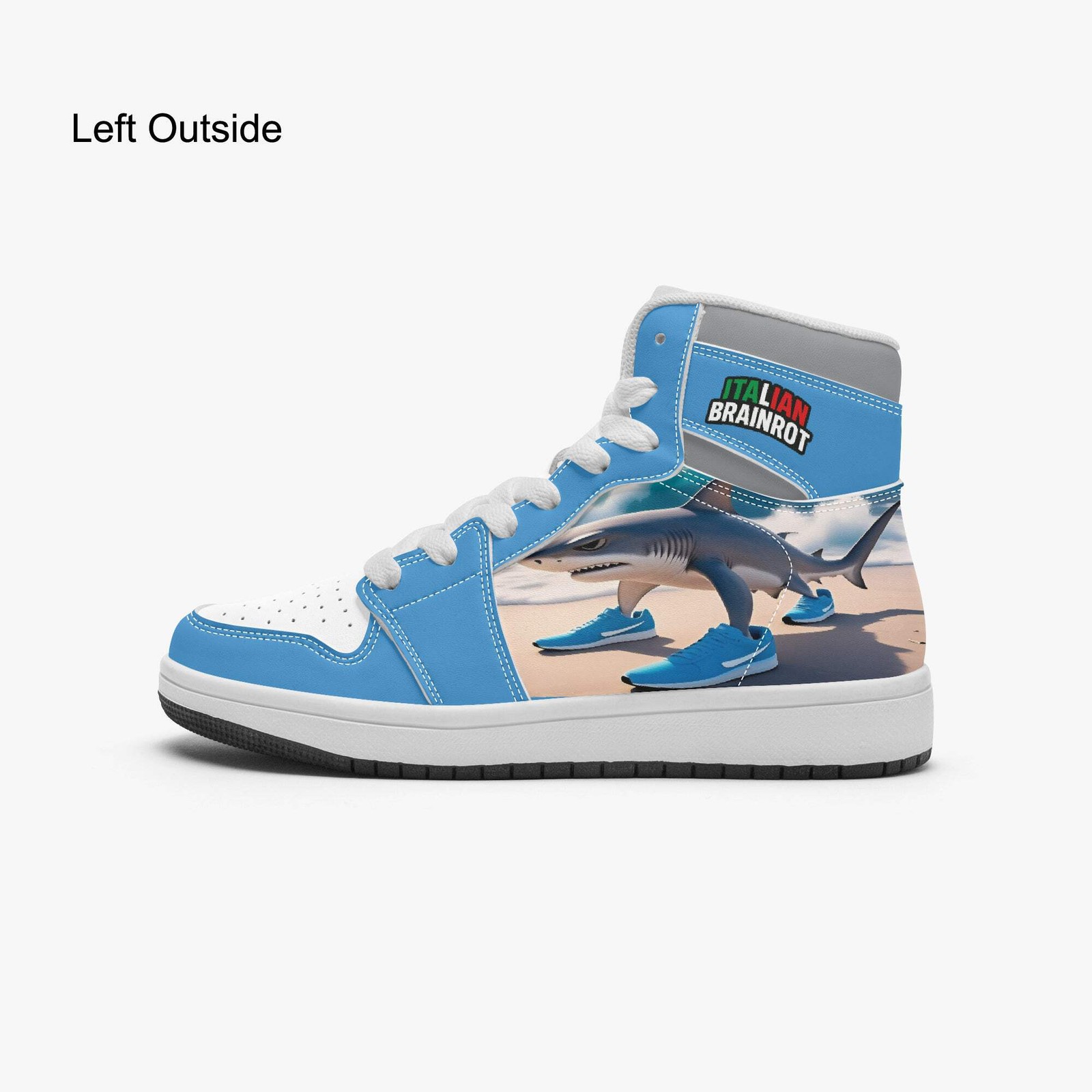 Kids Italian Brainrot Tralalero Tralala High-top Shoes