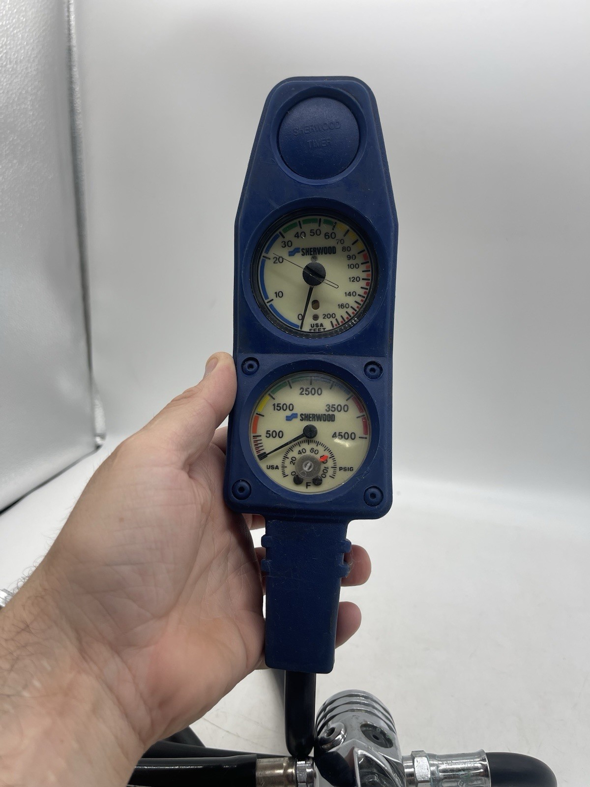Sherwood Brut Regulator & Gauges Set Untested Needs Service