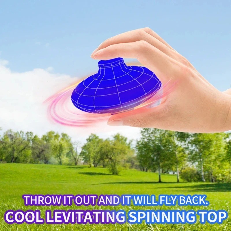NEW LED Flying UFO Spinner Fingertip, Upgrade Flight Helicopter Gyro Flyorb Hove