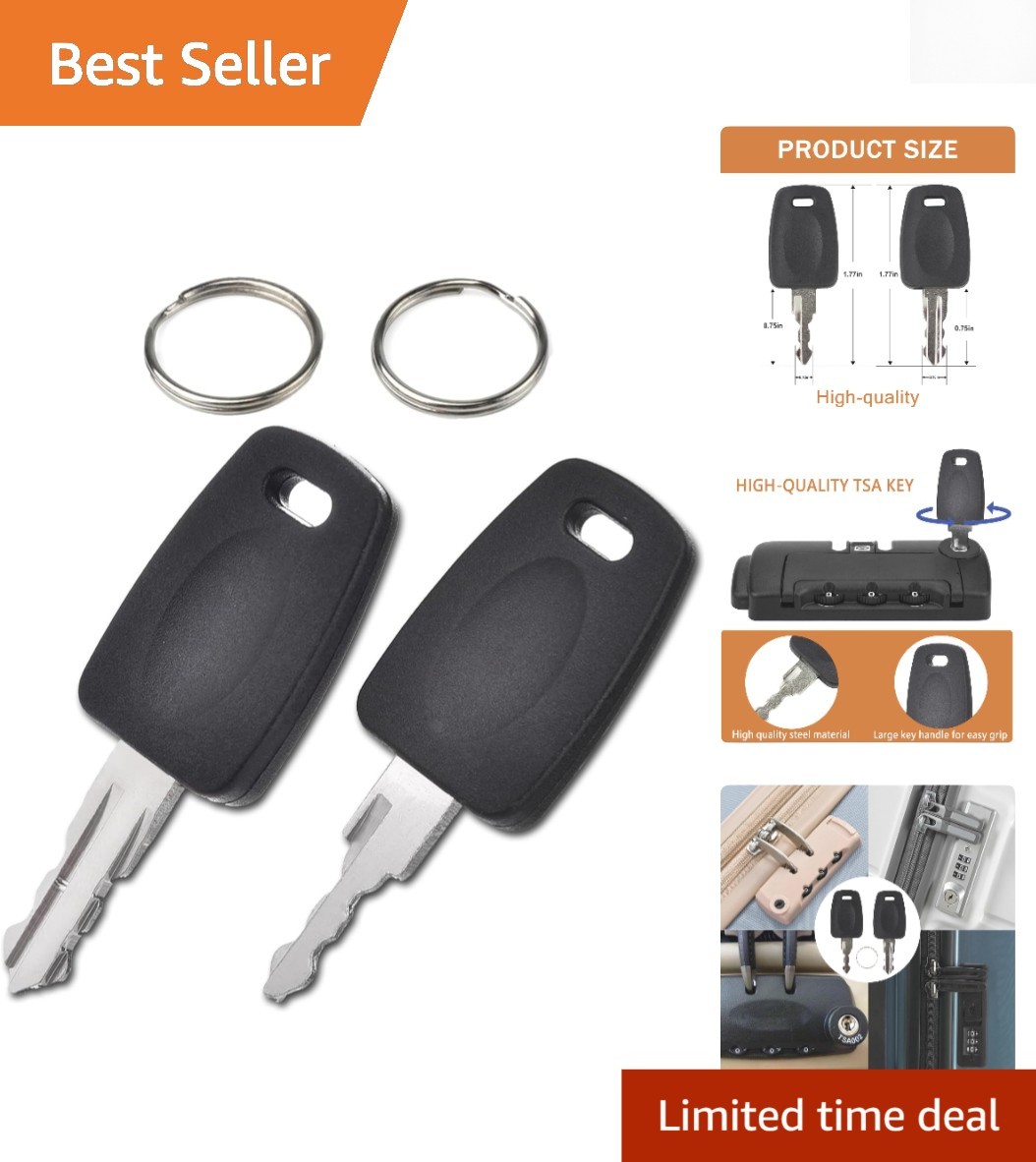 Universal TSA Lock Key 002 & 007 - Keyless Solution for Forgotten Passwords