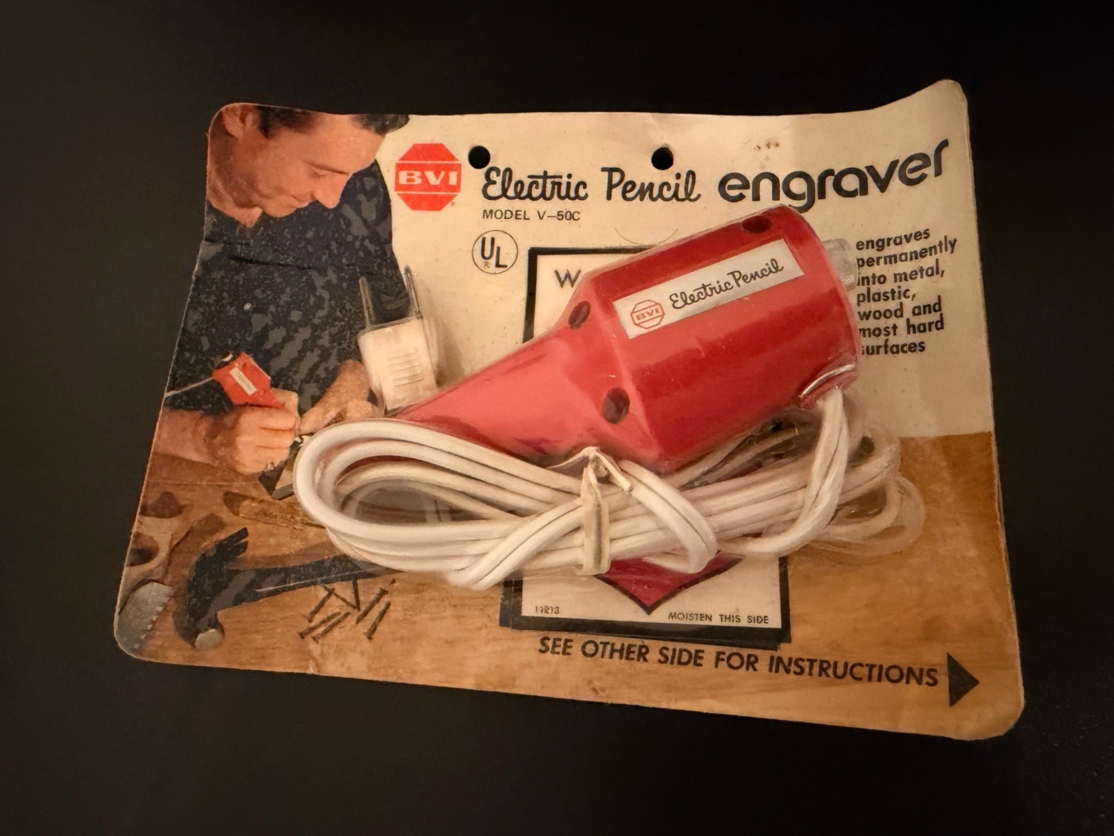 Vintage Burgess Electric Engraver Model 40 USA NIB NOS