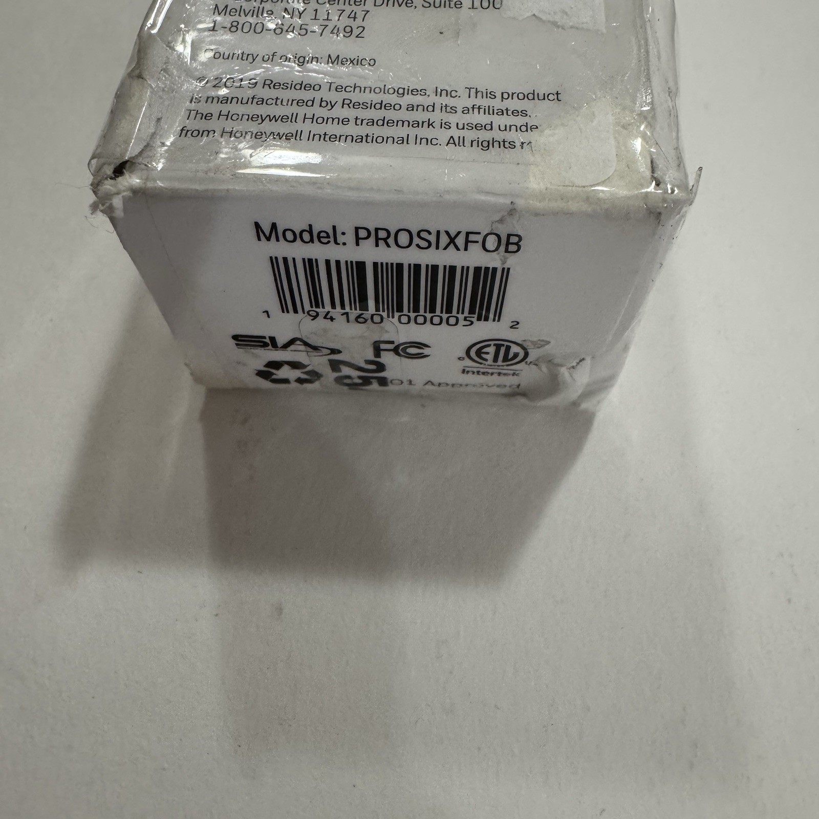 Honeywell Home PROSIXFOB ProSeries Wireless Key Fob New E51