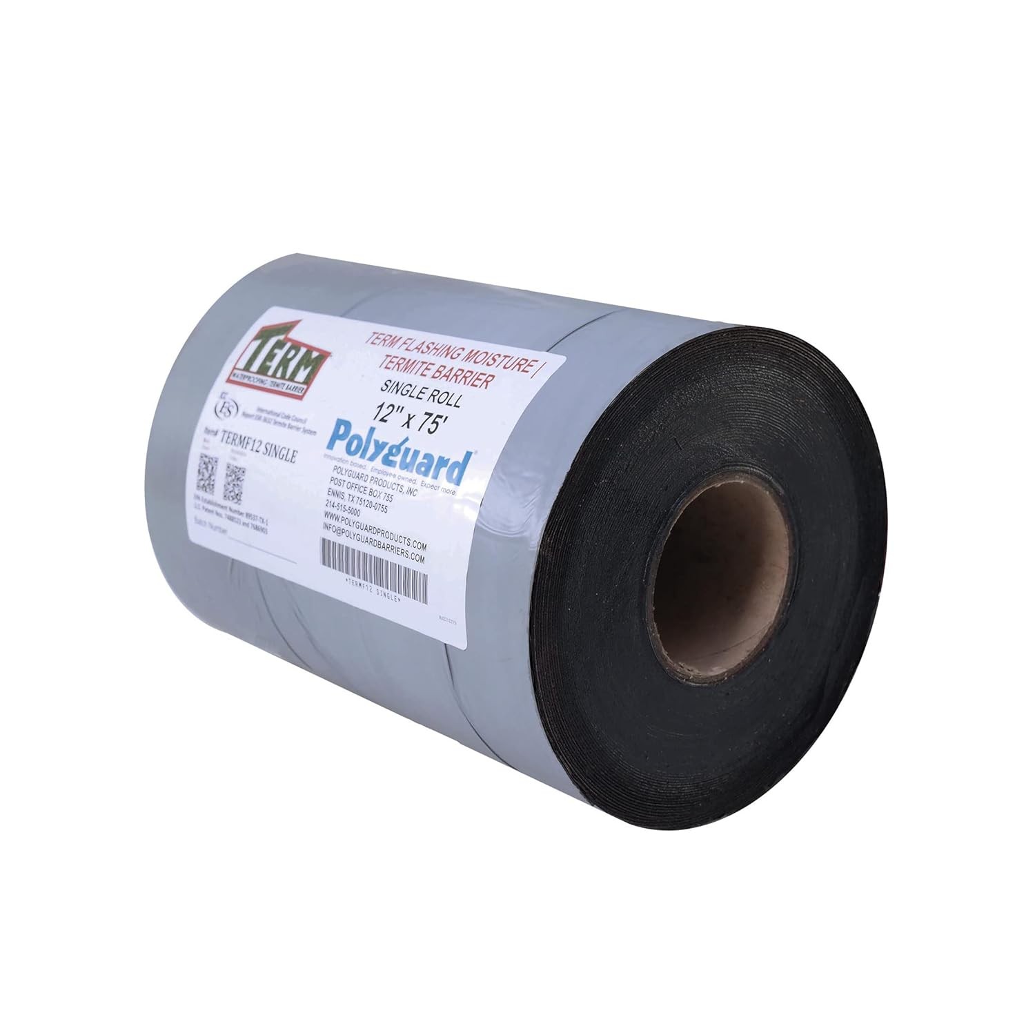 POLYGUARD Term Flashing Termite Barrier 12" x75' Roll. Non Chemical, Non Structu