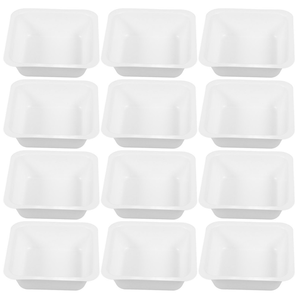20 Pcs Measuring Weigh Boat Lab Plastic Boats Sample Weighing Trays
