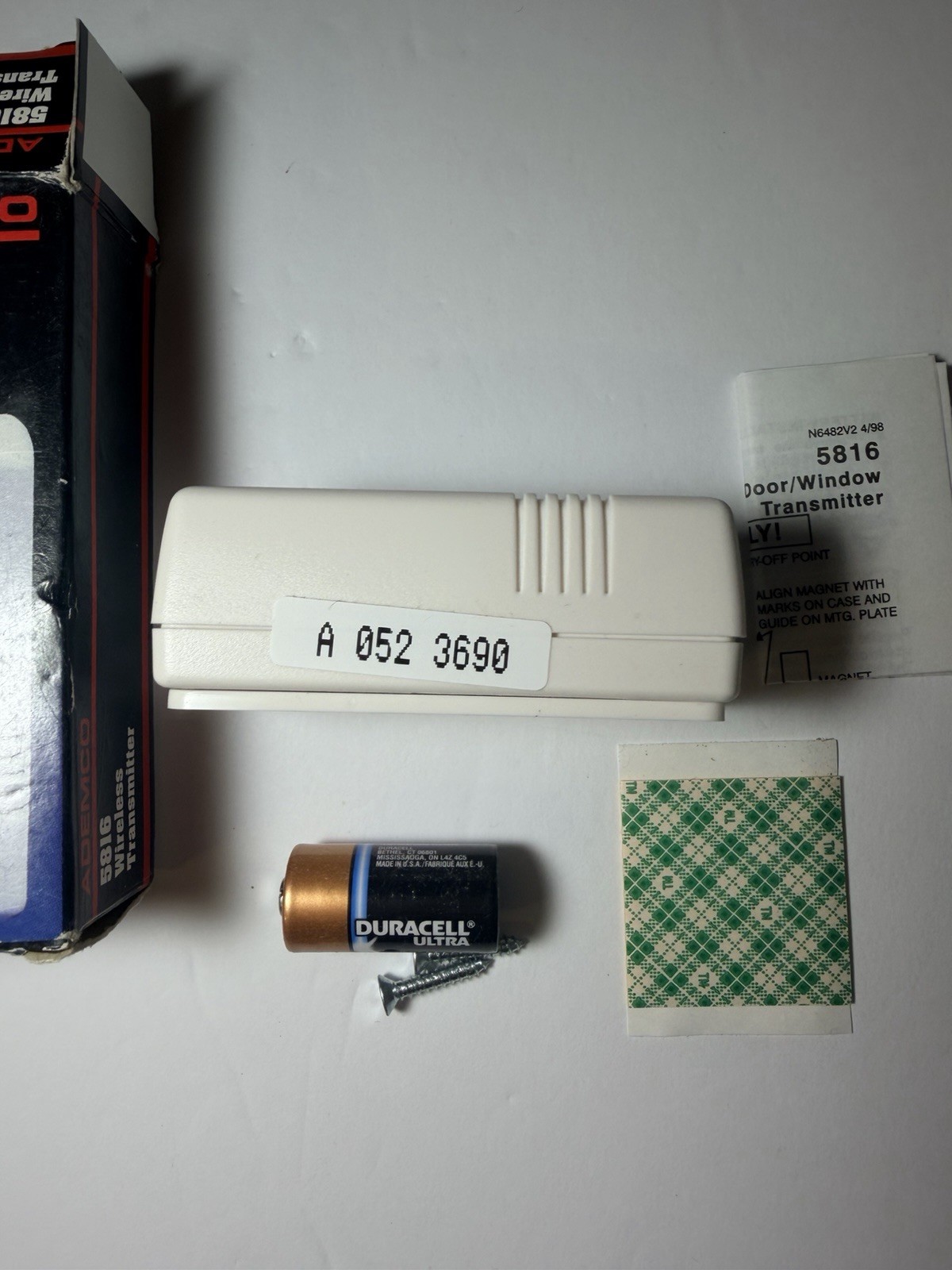 Ademco 5816 Wireless Door/Window Transmitter Security Sensor