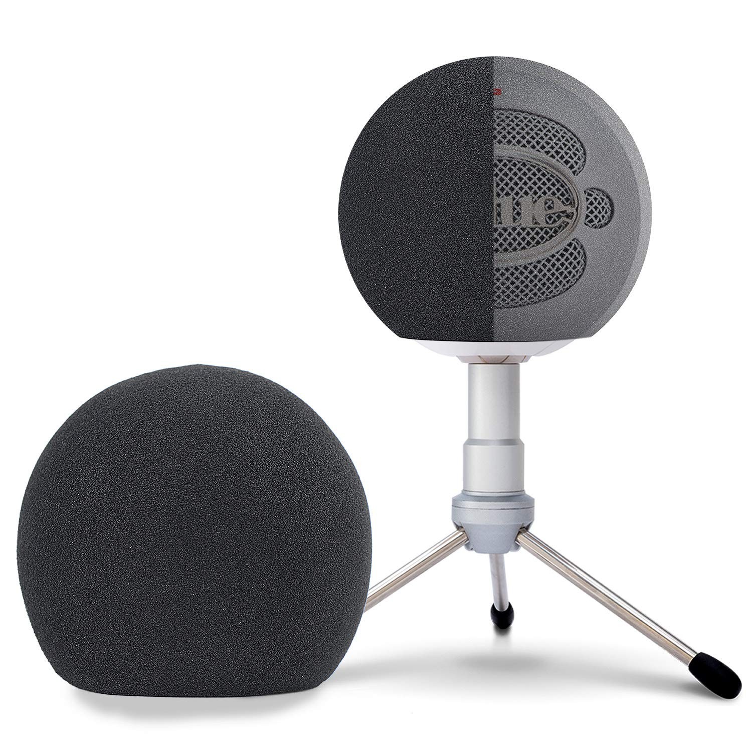 Pop Filter For Blue Snowball - Professional Snowball iCE Mic Foam Wind Cover ...