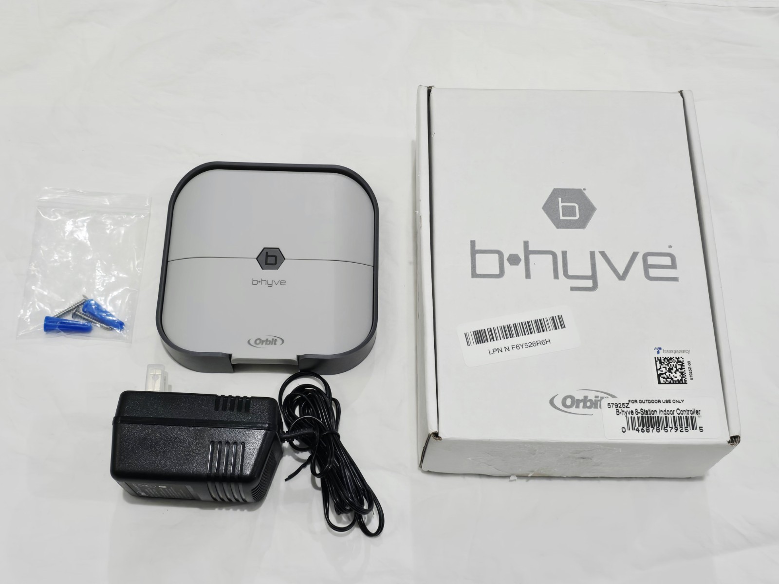 Orbit B-hyve 57925 8-Zone WiFi Indoor Smart Sprinkler Controller App Weather Adj