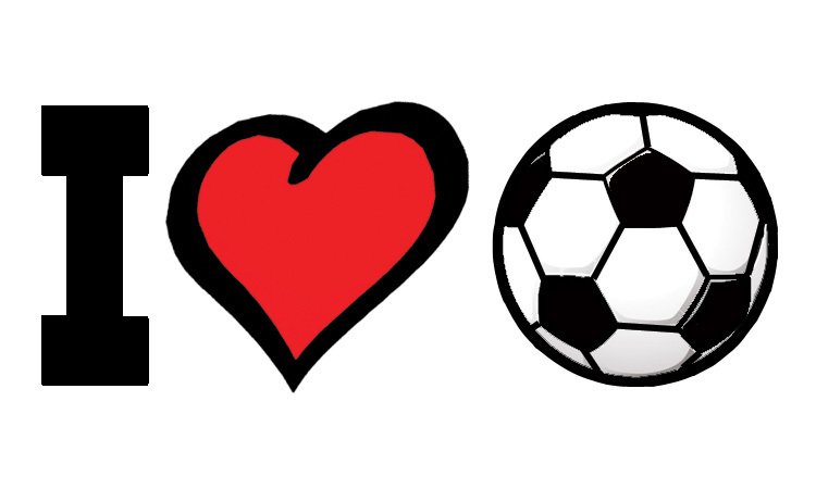 I Heart Soccer Temporary Tattoos (pack of 12) Made in the USA