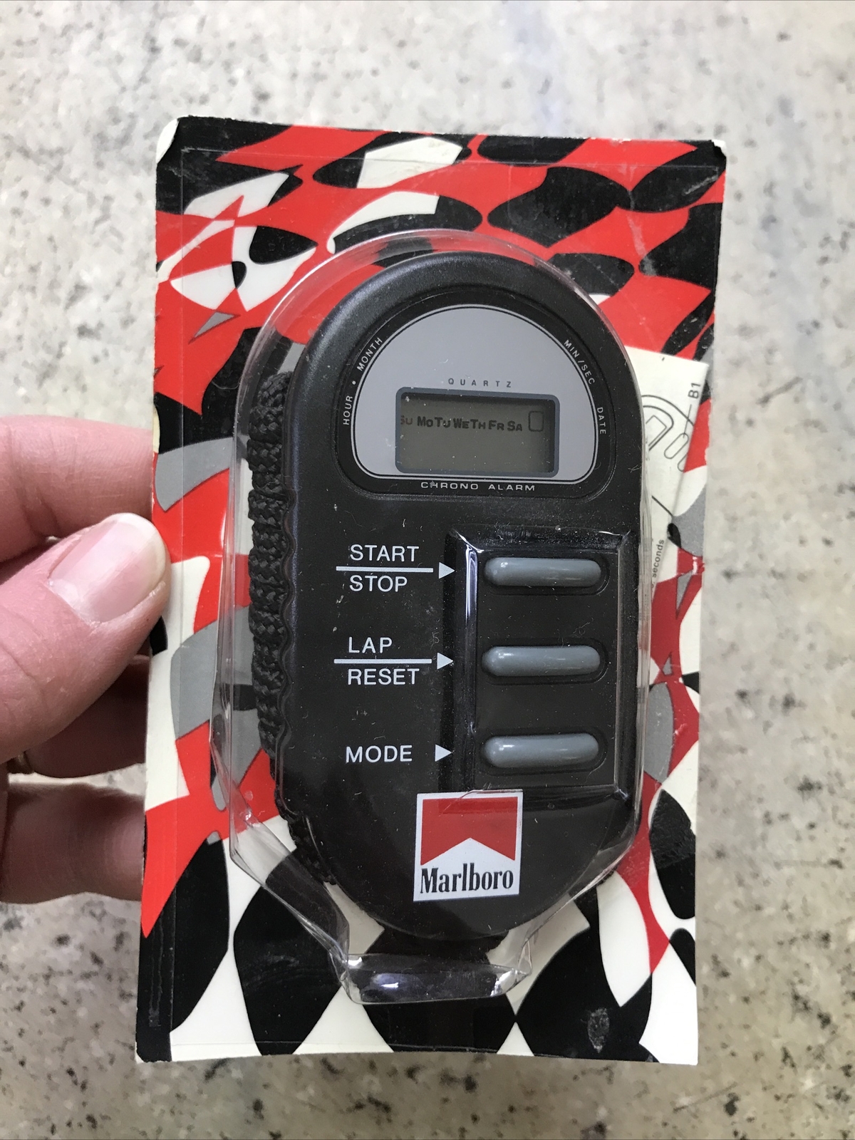 Marlboro Stopwatch With Lanyard Vintage Collectable - Marlboro Miles - Fast Ship