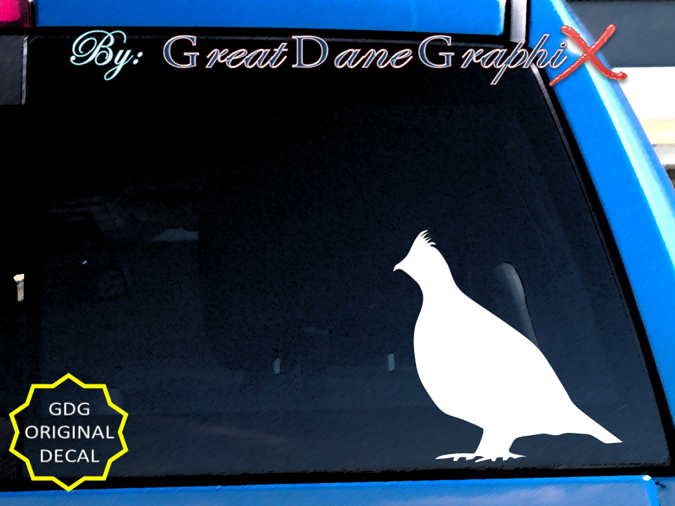 Grouse Hunting -Vinyl Decal Sticker -Color Choice -HIGH QUALITY