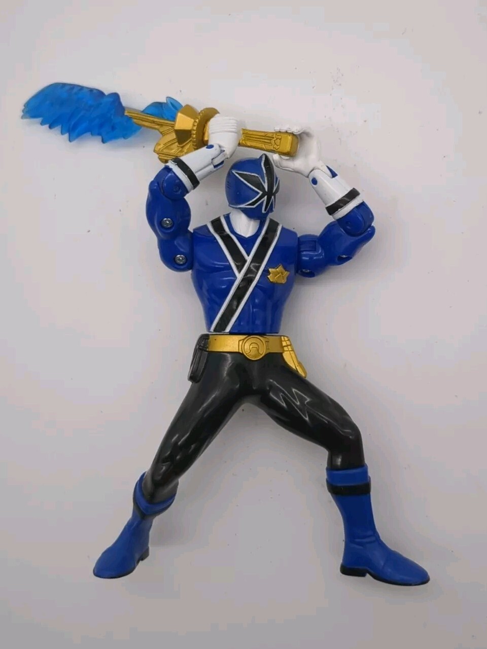 2011 Bandai Blue Power Rangers Morphin 6" Samurai Ranger Sword