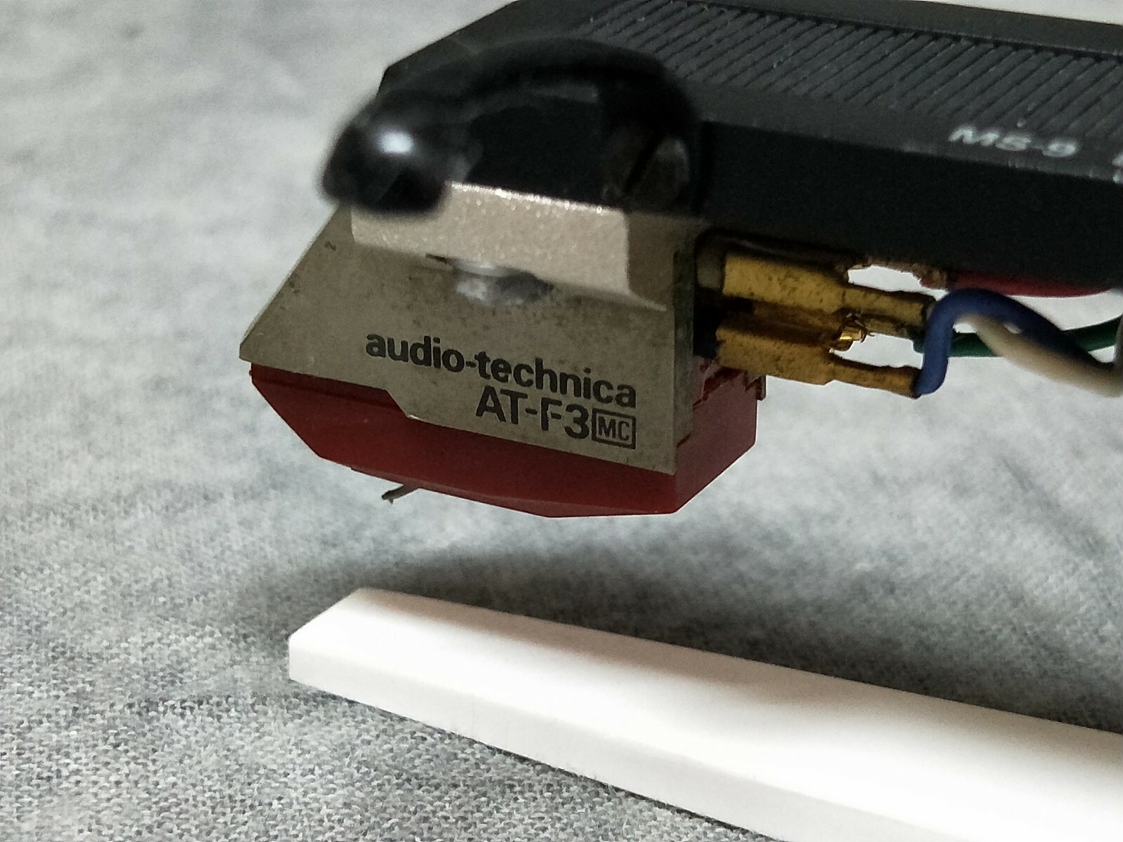 Audio-Technica AT-F3 MC Cartridge With MS-9 headshell In Excellent Condition