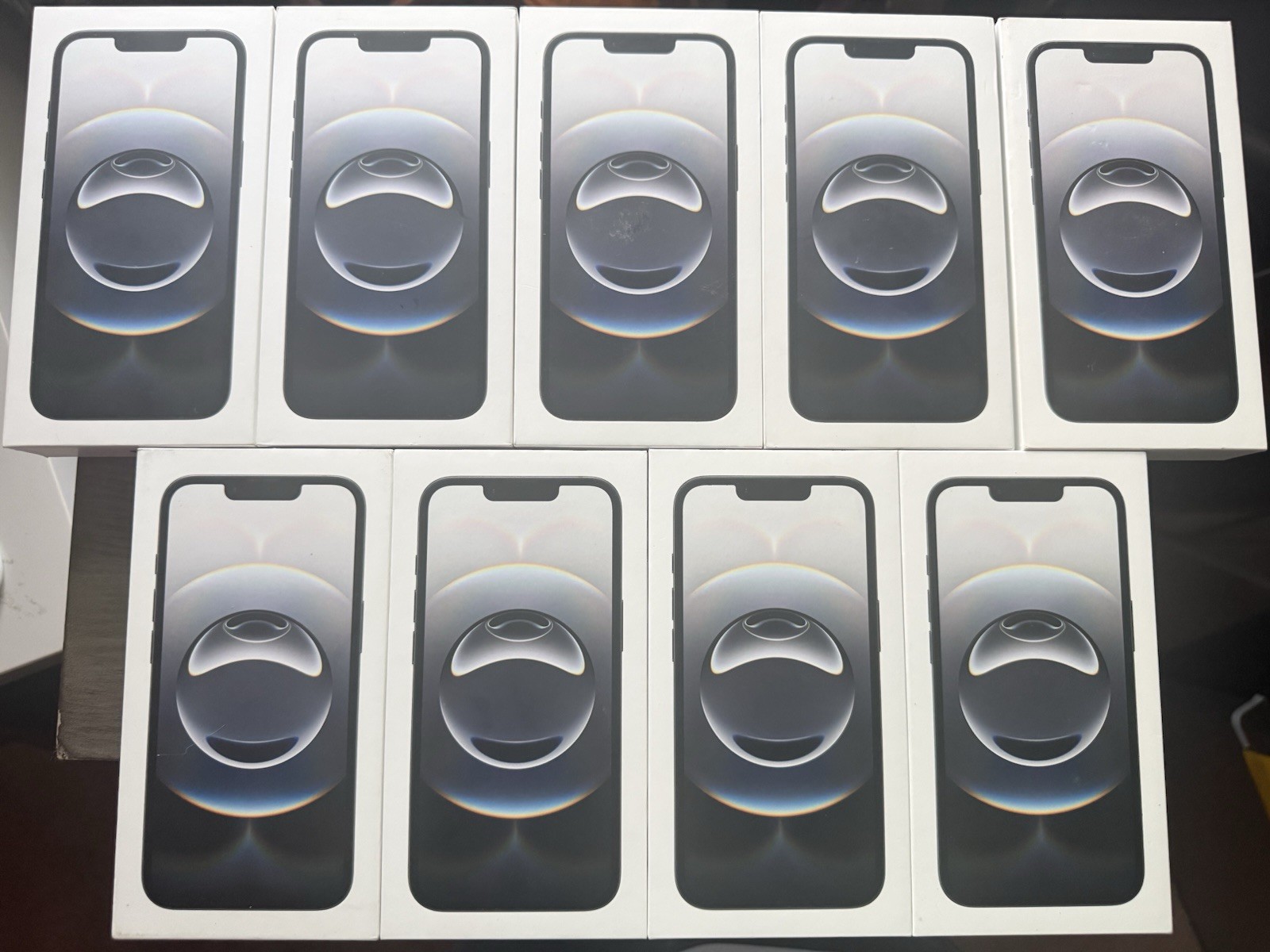 Lot of 9 iPhone 16E BOX ONLY NO PHONE