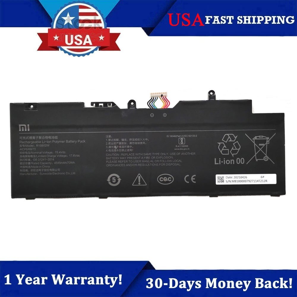 ✅ NEW Genuine R15B02W Battery For Xiaomi RedmiBook Pro 15