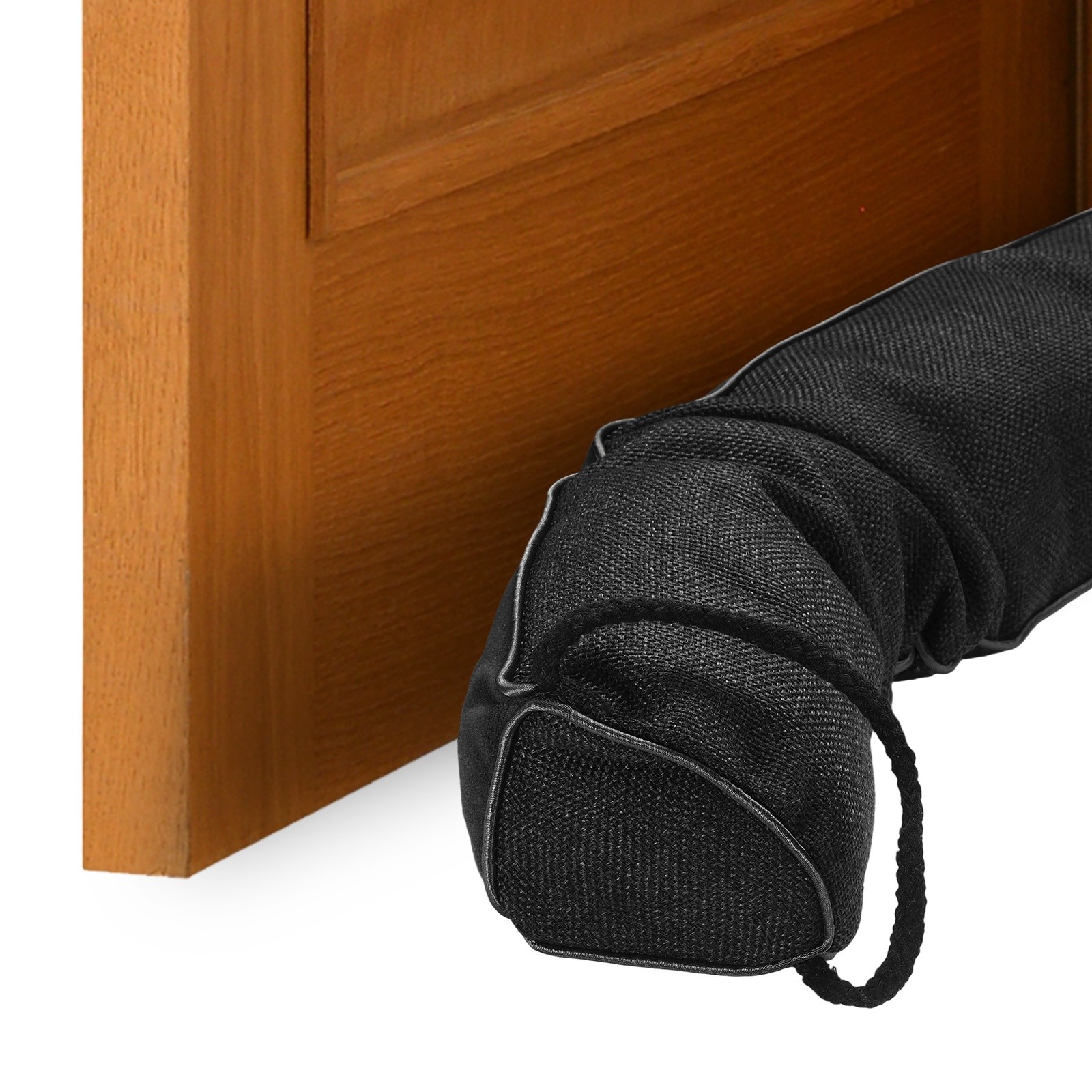 Door Sweep for Bottom of Door 32" x 3" Door Draft Stopper,  Black