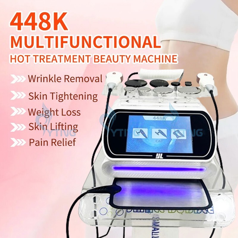 448K Tecar Therapy Machine CET RET Skin Tightening Pain Relief Wrinkle Removal