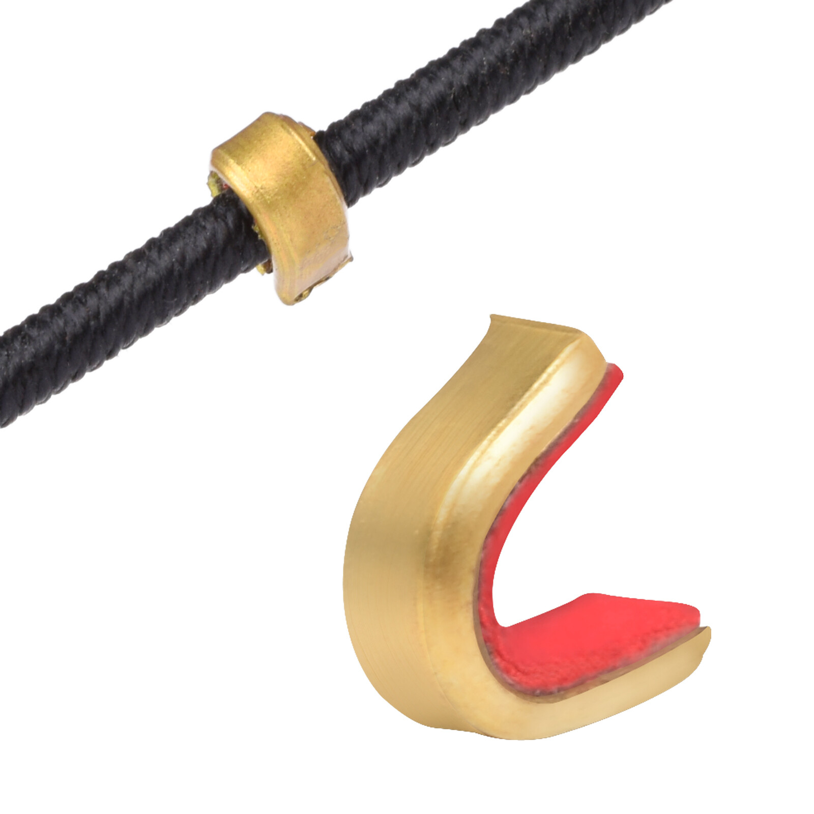 12X Archery Bow String Nocking Points Strings Nock Sets Brass Buckle Clip Knock