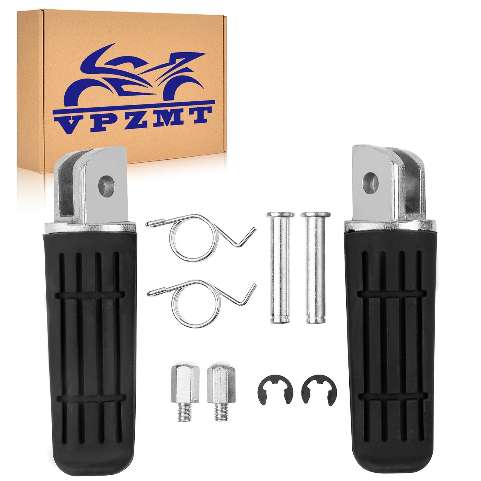 Motorcycle Front Foot Pegs Footrests for Yamaha YZF1000 R1 FZ1 FZ6R FZ6 FJR13...