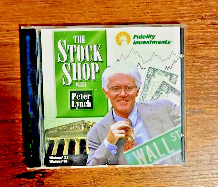 The Stock Shop w/ Peter Lynch (+ bonus CD-ROM The Options Toolbox).  Great shape