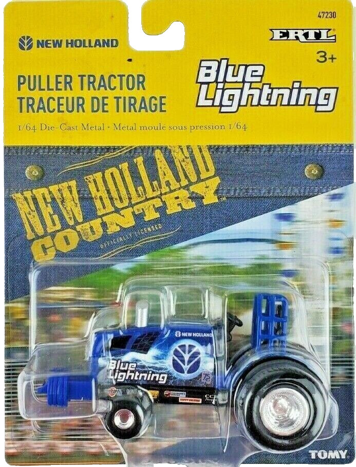 2020 ERTL 1:64 PULLER NEW HOLLAND Blue Lightning Pro Stock Pulling Tractor New!