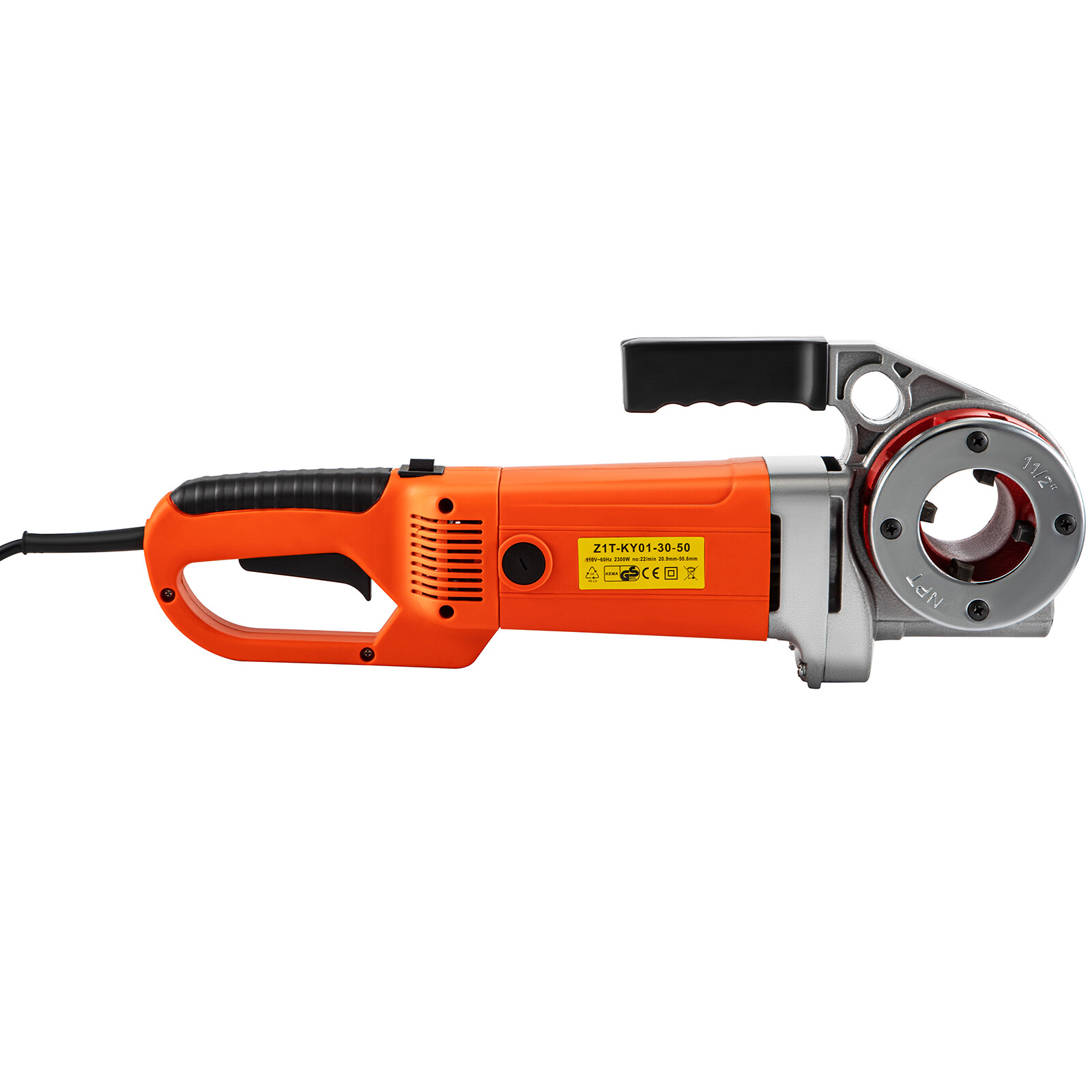VEVOR Electric Pipe Threader Pipe Threading Machine 2300W 6 Dies 1/2-2" Portable