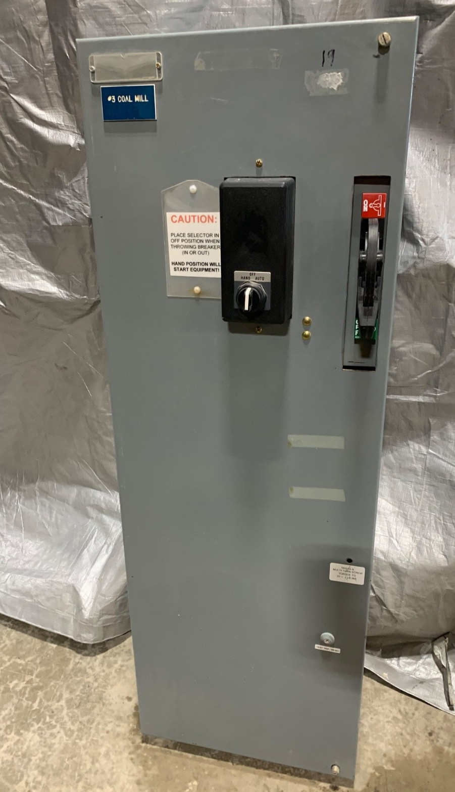 ALLEN BRADLEY 2100 Series 509 Size 5 Circuit Breaker Type MCC Bucket with Door