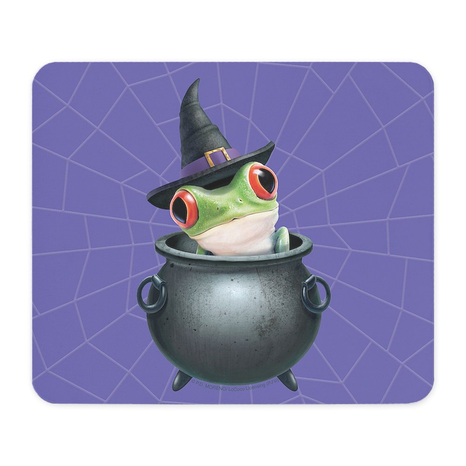 CafePress PD Moreno's Halloween Frog Mousepad  (1153735060)